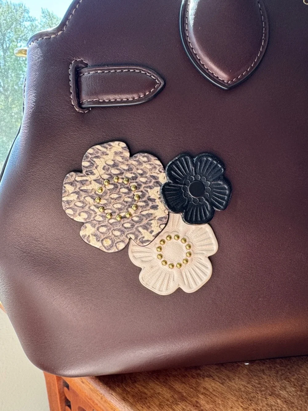 Coach Empire 35 Carryall in Maple with Customizations!! - Picture 7 of 13